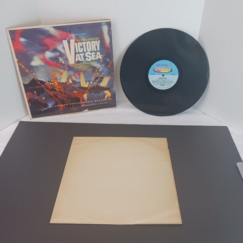 Richard Rodgers' Victory at Sea Vinyl Record London Philharmonic Orchestra 1960